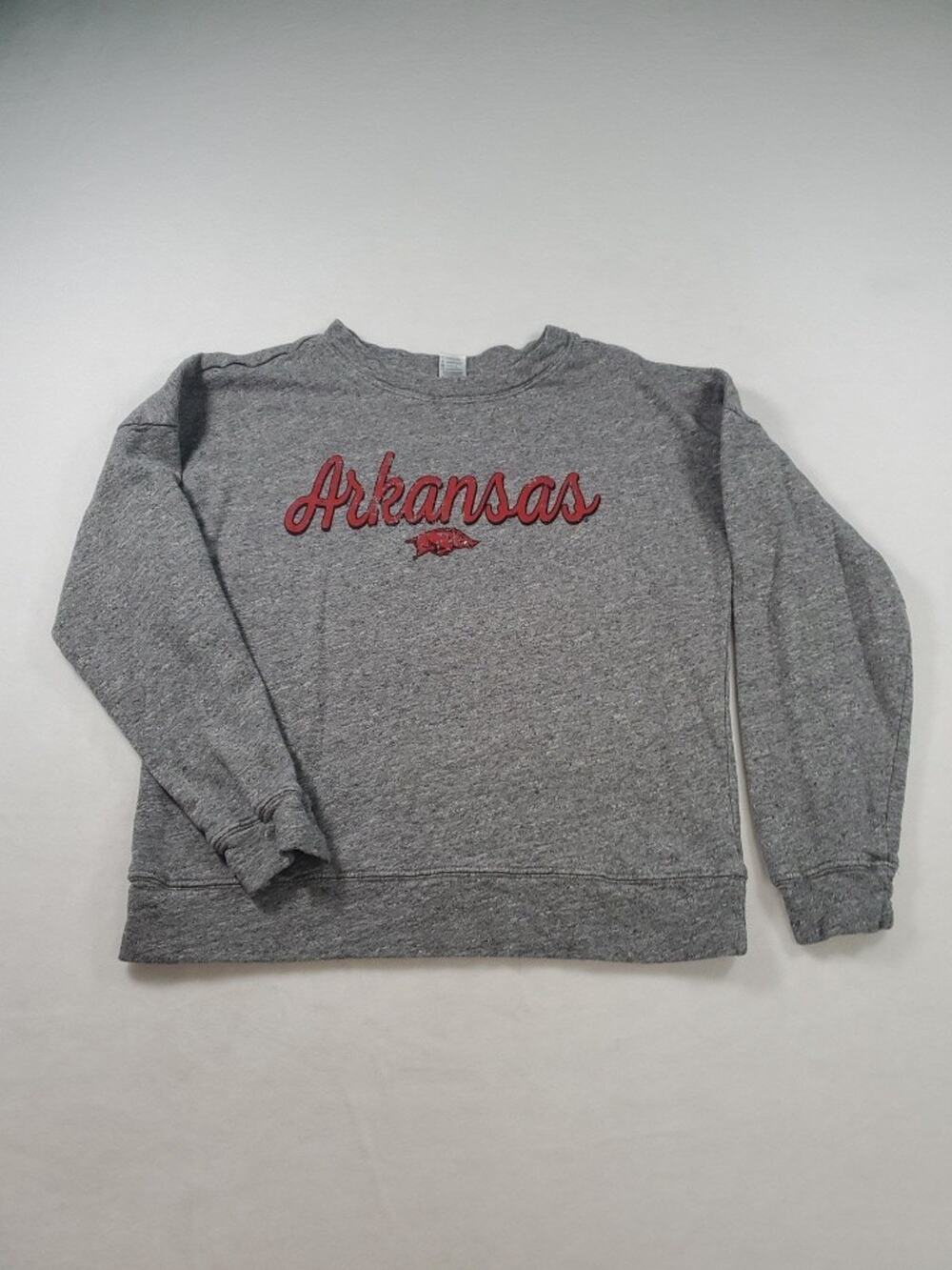 Vintage Gray Small Arkansas Hog Pullover Sweatshirt